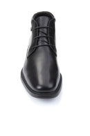 Geox Men's Black Brayden Leather Boots | Derimod