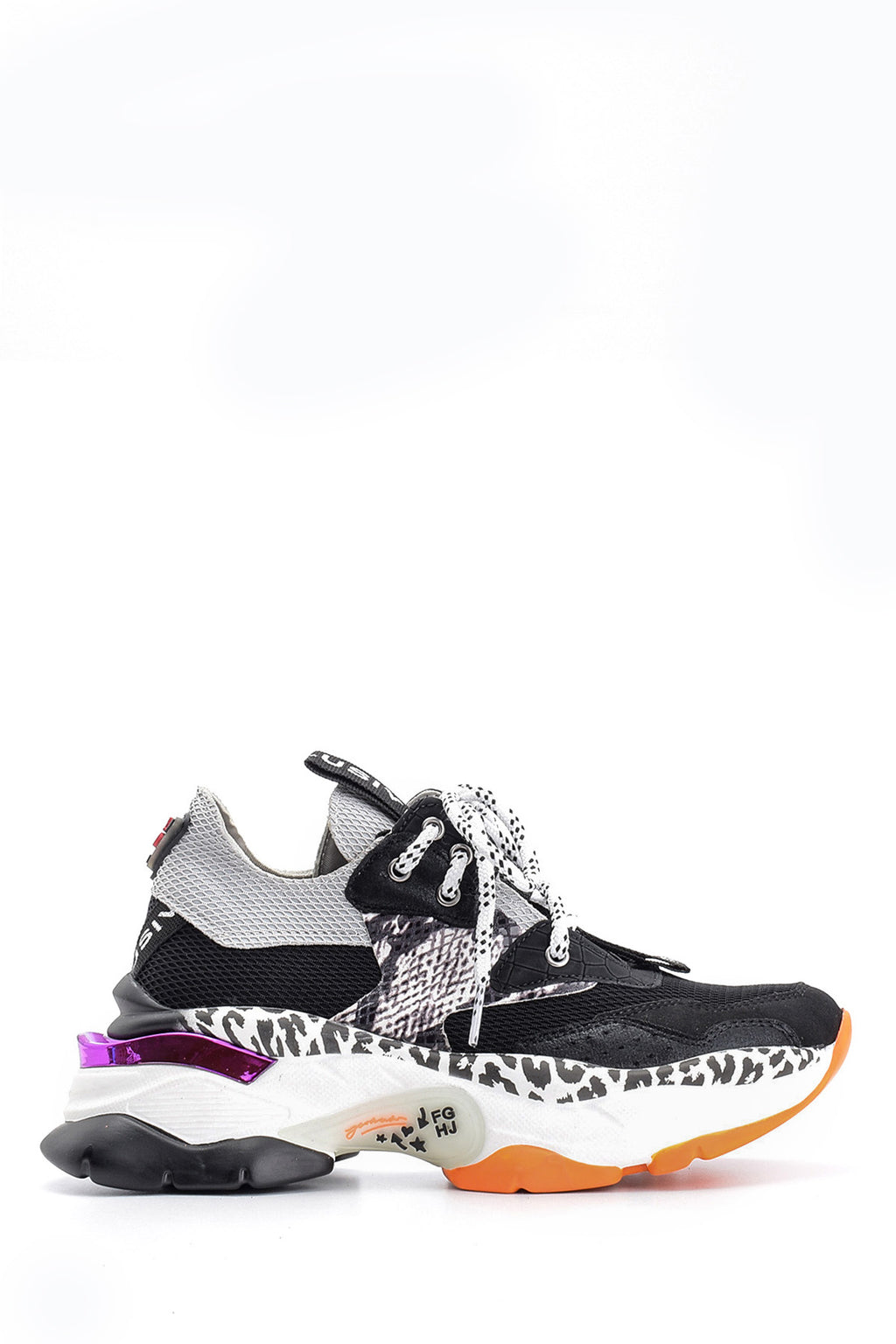 Kadın Renkli Yüksek Tabanlı Sneaker