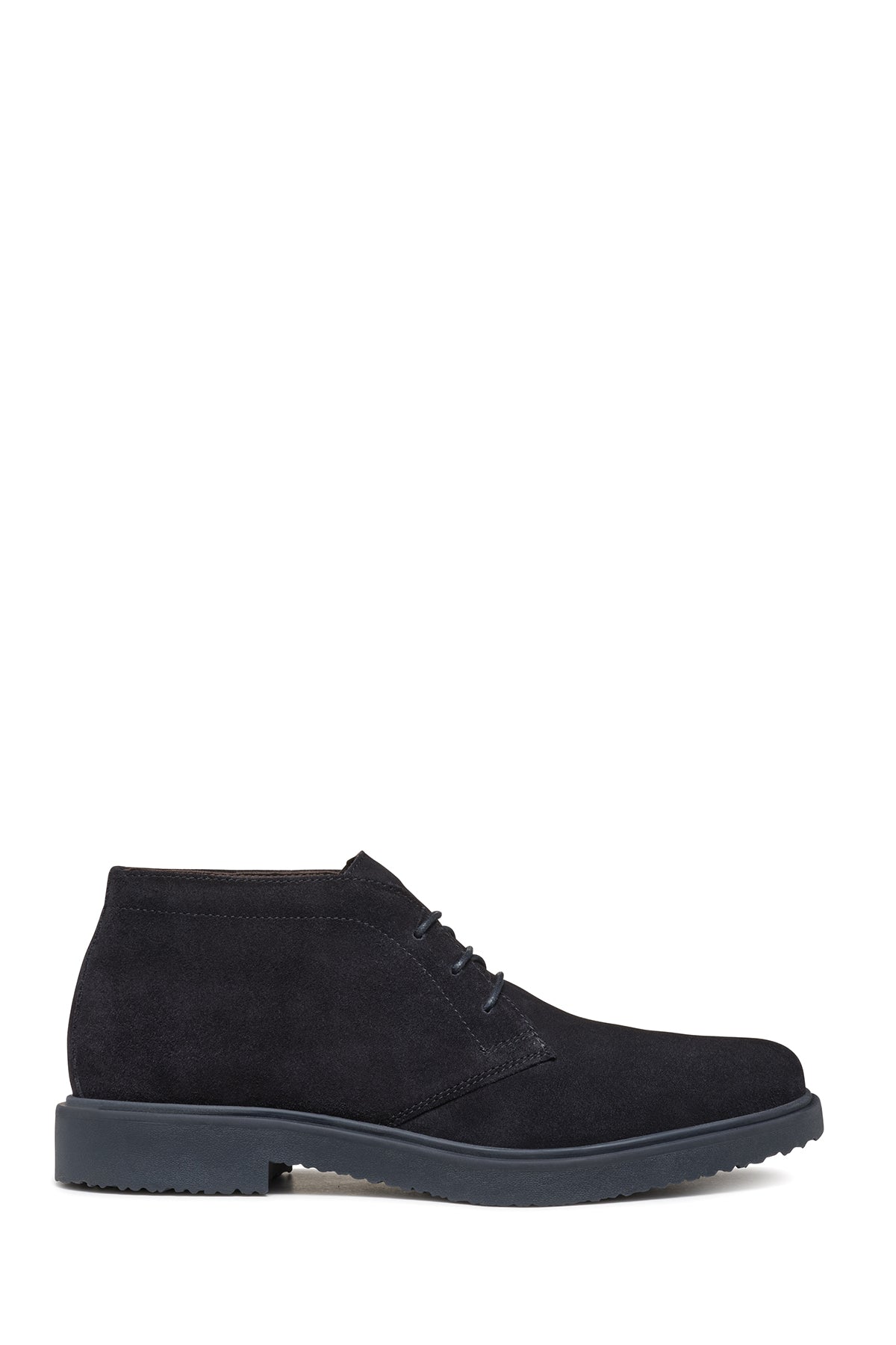 Geox Men's Navy Blue Massimiano Lace-Up Suede Leather Boots U46H9A00022C4002 | Derimod