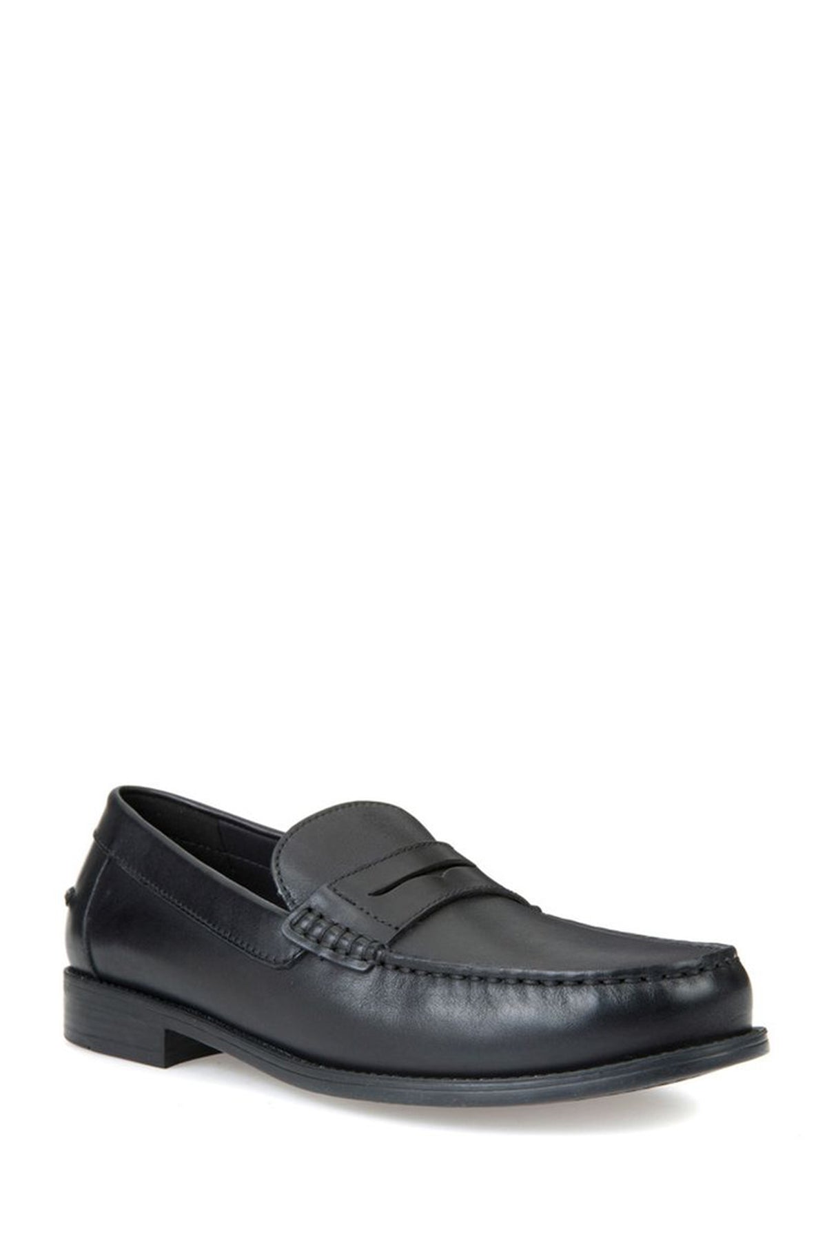 Geox Erkek Siyah New Damon Deri Loafer