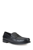 Geox Men's Black New Damon Leather Loafer | Derimod