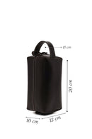 Male Dark Brown Leather Handbag | Derimod