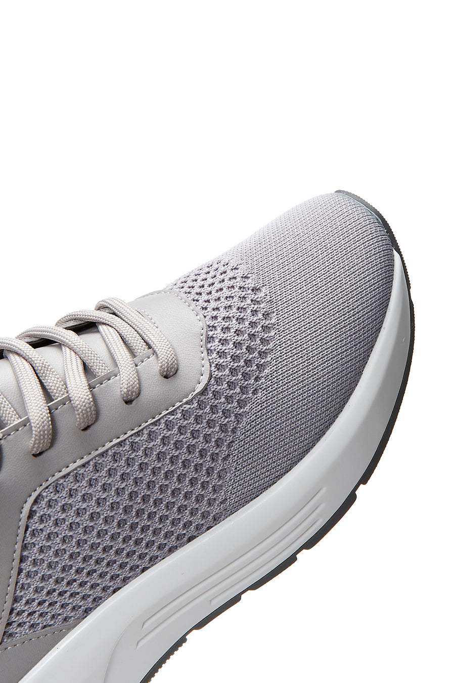Kadın Gri Kalın Tabanlı Kumaş Sneaker
