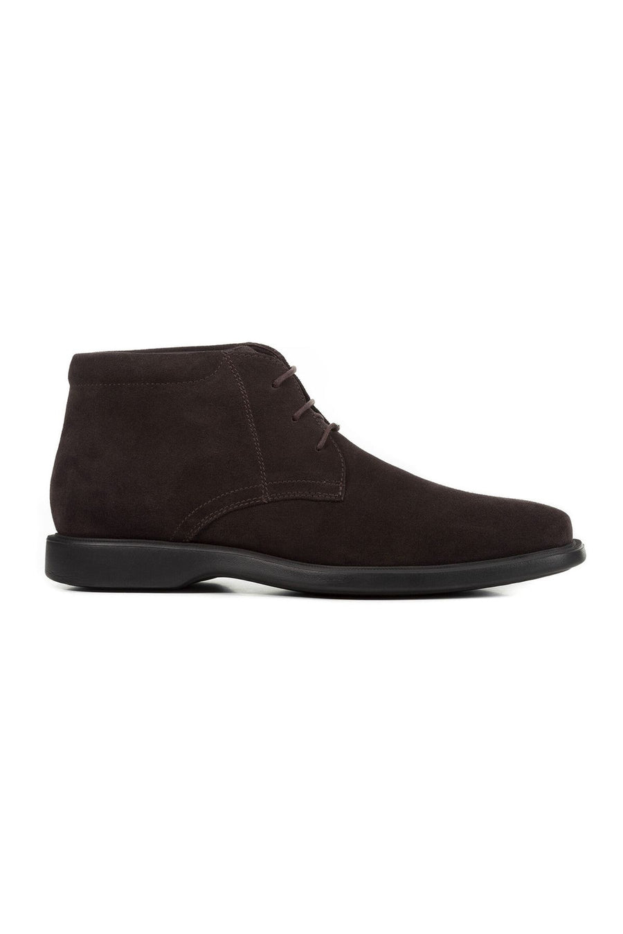 Geox Men's Brown Brayden Suede Leather Boots U54N1D00022C6009 | Derimod