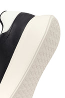 Men's Black Lace-Up Thick Sole Sneaker | Derimod