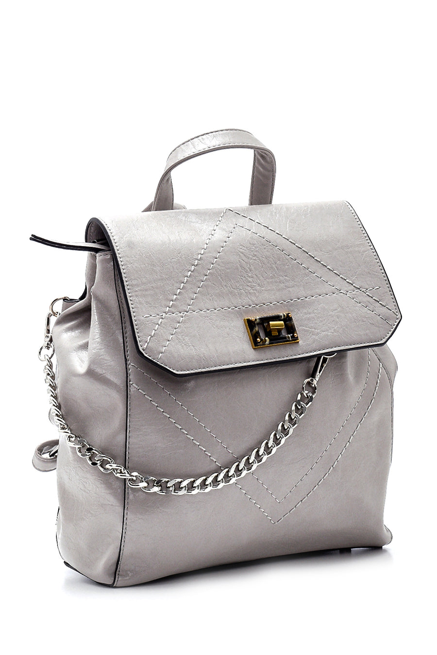 Women's Chain Detailed Backpack 21SBD251918 | Derimod