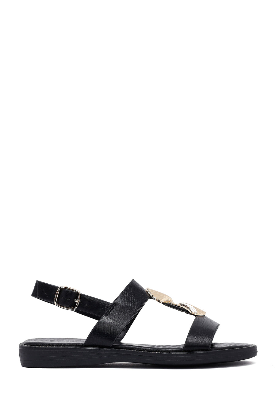 Woman Black Accessory Detailed Sandals 25SFE464518 | Derimod