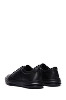 Men's Black Leather Casual Sneaker | Derimod