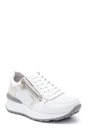 Kadın Deri Fermuarlı Sneaker | Derimod
