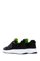 Men's Black Thick Soled Sneaker | Derimod