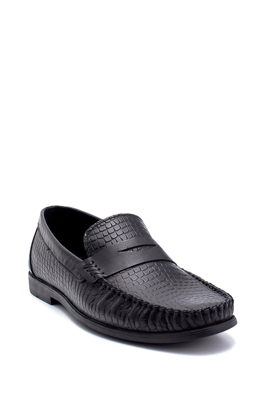 Men's Leather Printed Loafer
