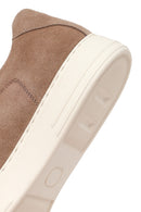 Erkek Bej Bağcıklı Süet Deri Sneaker | Derimod