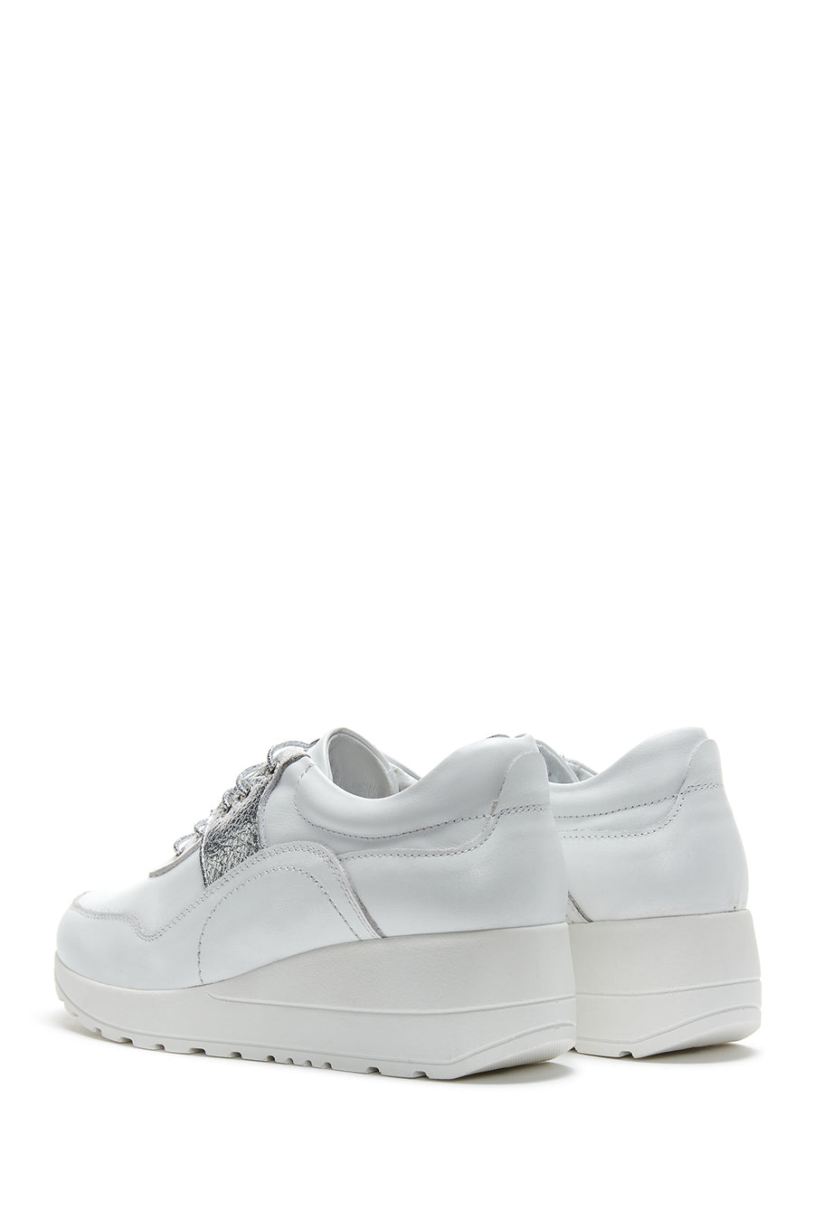 Kadın Deri Yüksek Taban Sneaker