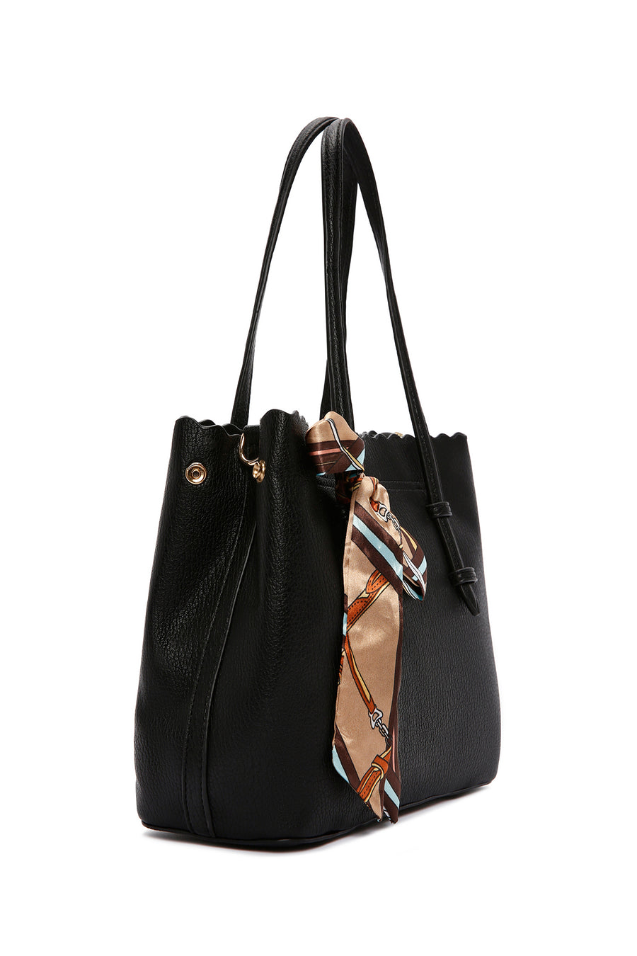 Women's Black Long Strap Shoulder Bag