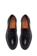 Erkek Siyah Deri Casual Loafer | Derimod