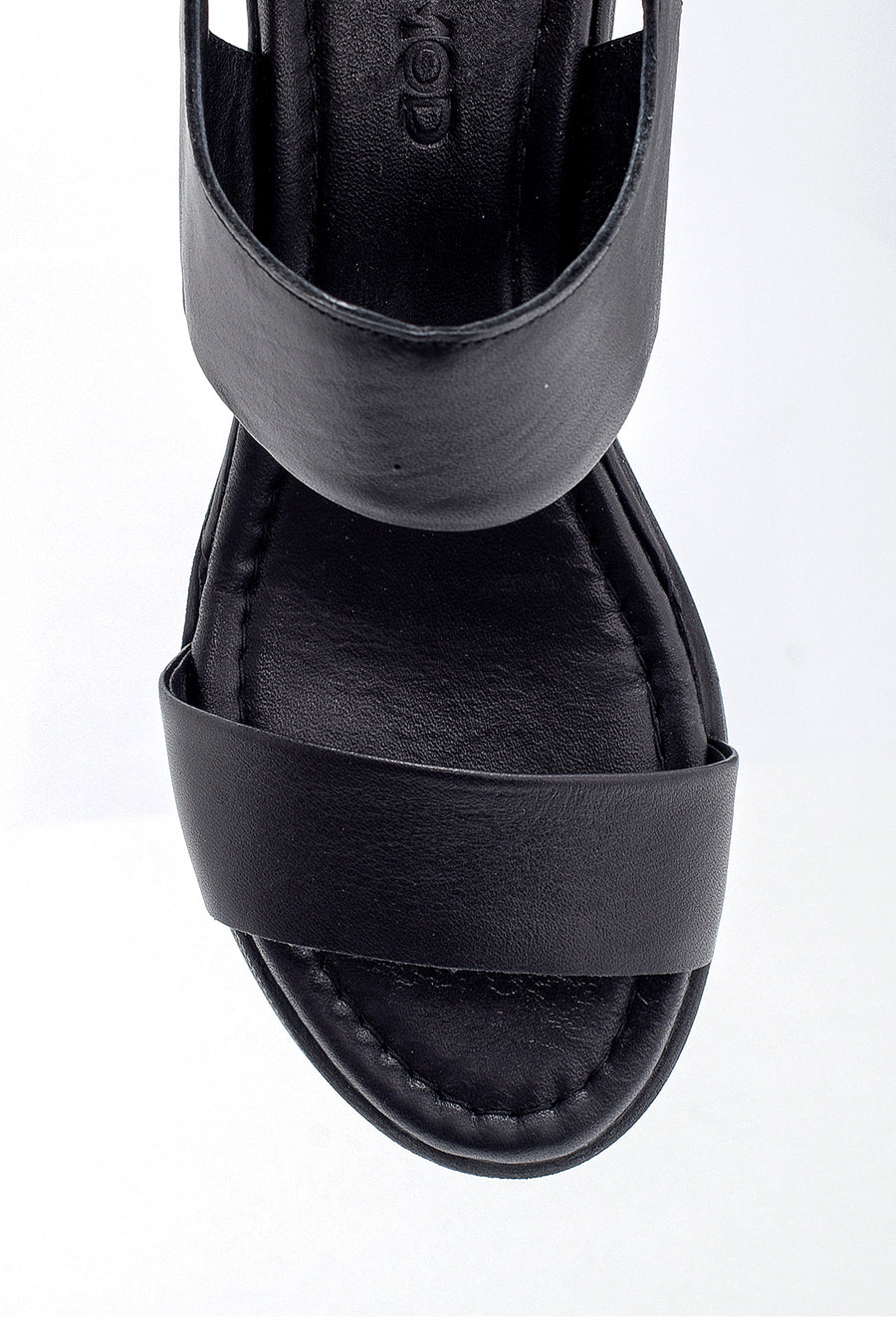 Women's Leather Thick Soled Sandals