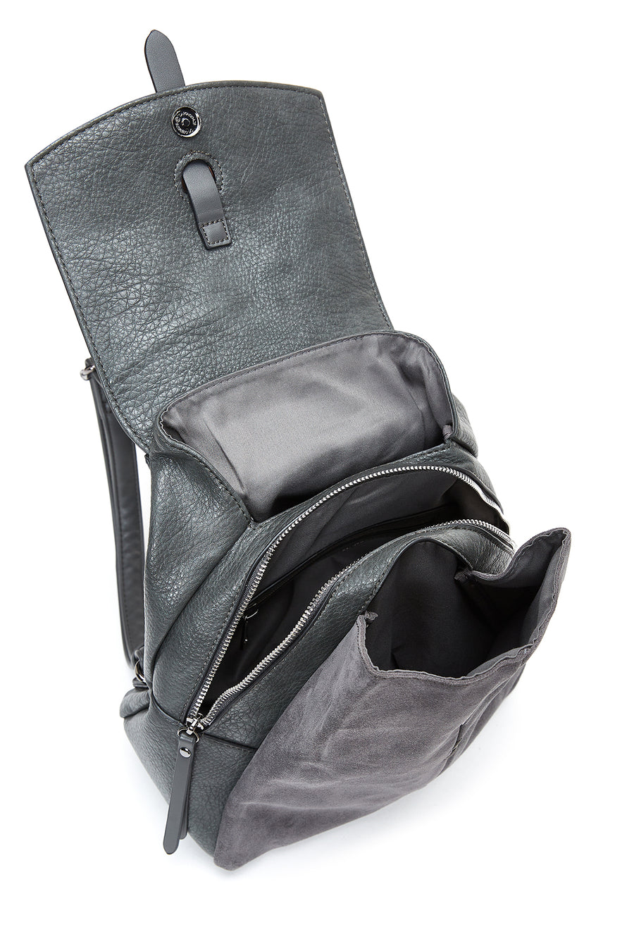 Women's Gray Casual Backpack