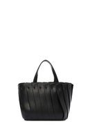 Women's Black Faux Leather Handbag | Derimod