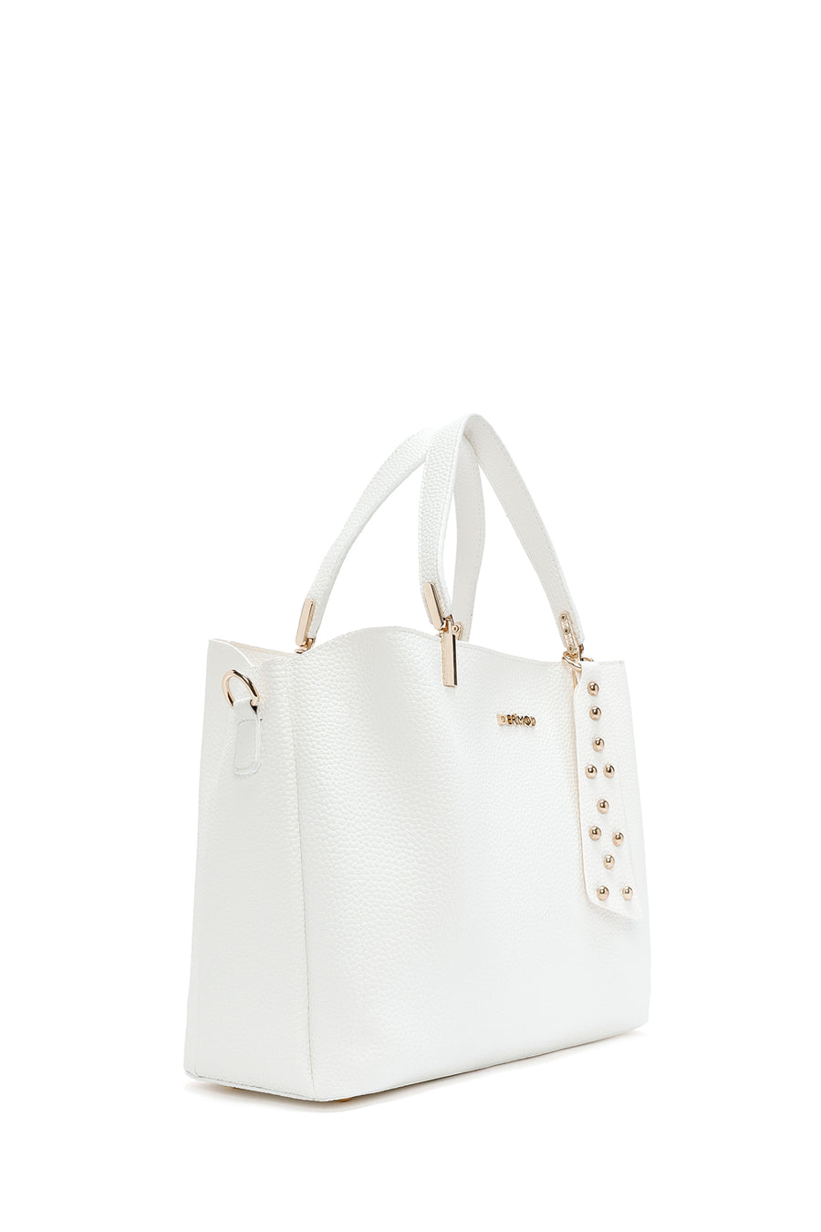 Women's White Long Strap Shoulder Bag