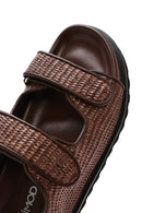 Women's Brown Strappy Sandals | Derimod