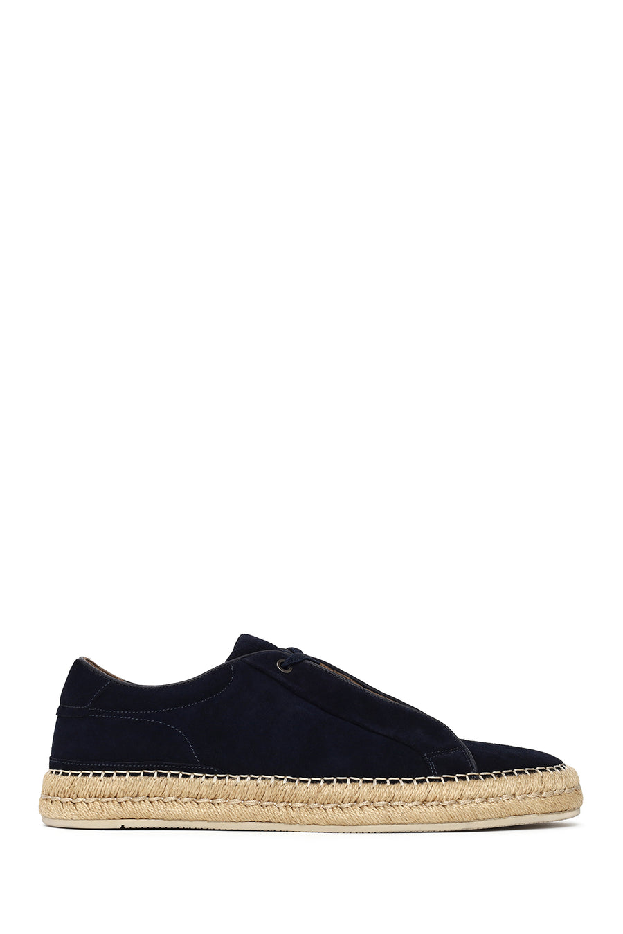 Male Navy Thick-Soled Suede Leather Sneaker 26SFD692910 | Derimod