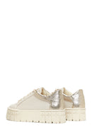 Women's Beige Thick Soled Sneaker | Derimod