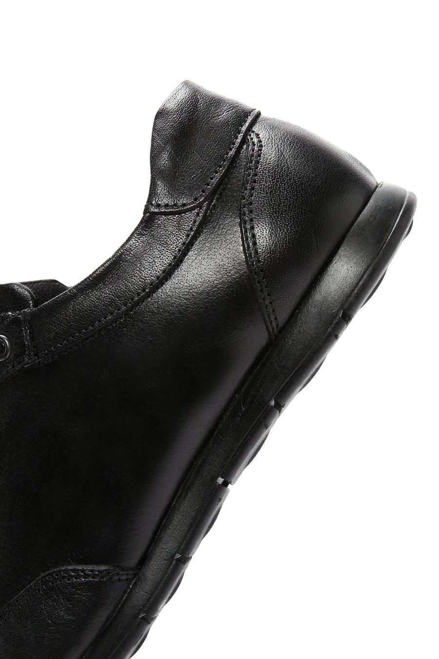 Men's Black Leather Casual Shoes