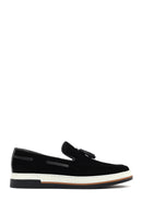 Erkek Siyah Süet Deri Casual Loafer | Derimod