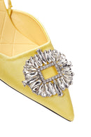 Women's Yellow Stone Heeled Shoes | Derimod