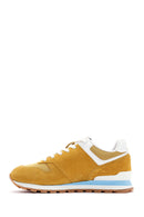 Hammer Jack Men's Yellow Suede Leather Colombia M Sneaker | Derimod