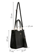 Women's Black Printed Long Strap Shoulder Bag | Derimod