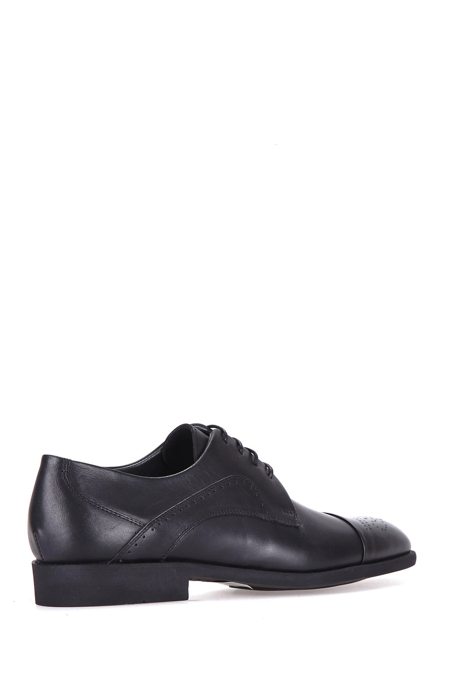 Rubber Sole Men's Leather Shoes