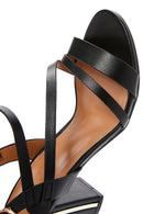 Women's Black Ankle Strap Heeled Sandals | Derimod