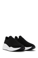 Derimod Zero Women's Black Thick Soled Sneaker | Derimod