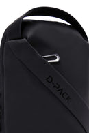 D-Pack Men's Black Fabric Crossbody Bag | Derimod