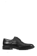 Geox Men's Black U Walk Pleasure Lace-Up Leather Casual Shoes | Derimod