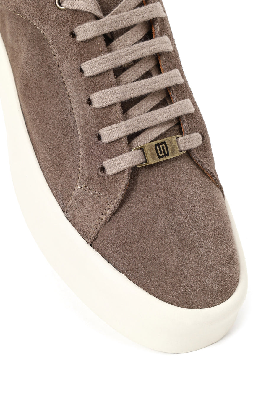 Derimod Fly Male Mink Lace-Up Suede Leather Sneaker
