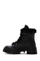 Women's Black Leather Boots | Derimod