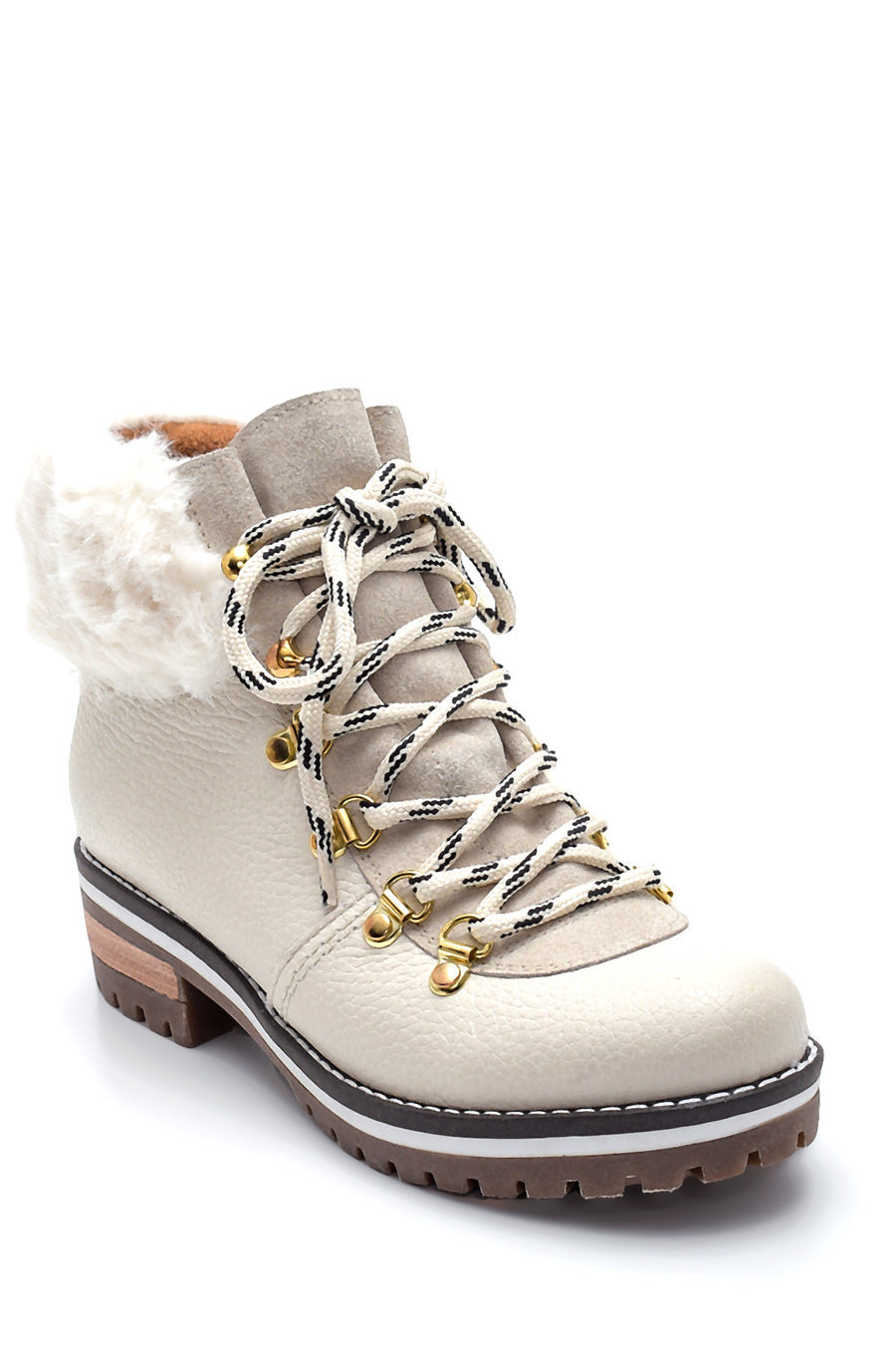 Women's Leather Fur Boots