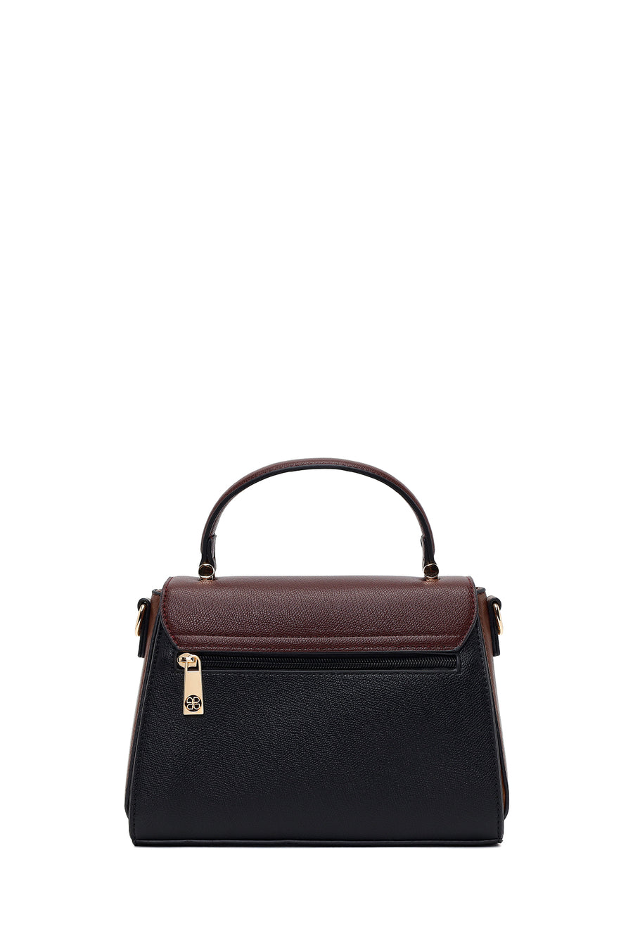 Woman Burgundy Classic Shoulder Bag with Long Strap