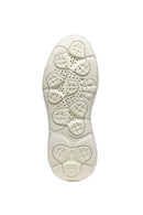 Geox Women's White Nebula 2.0 X Lace-Up Chunky Sole Leather Sneaker | Derimod