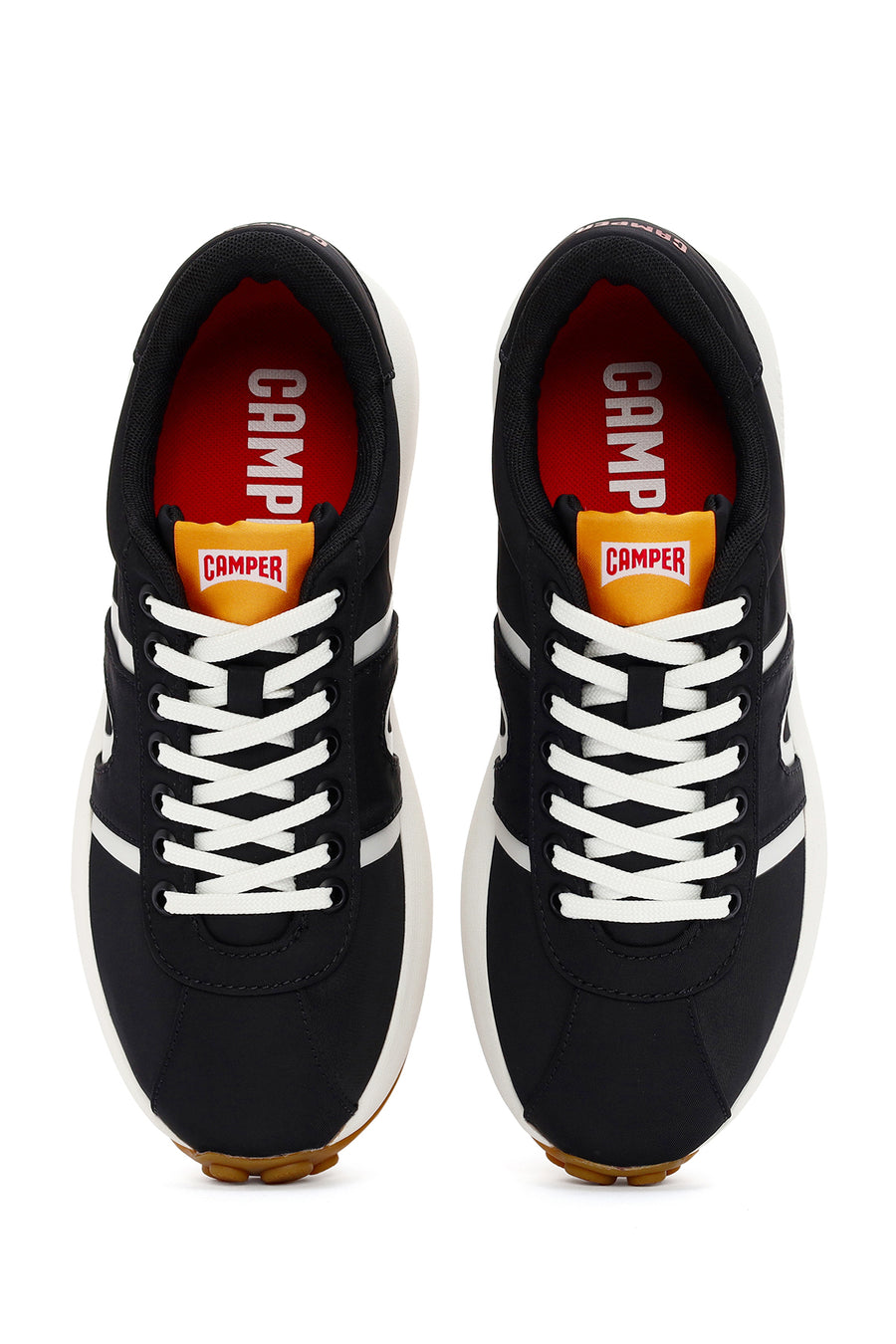 Camper Men's Black Pelotas Athens Lace-Up Fabric Sneakers