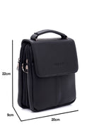 Men's Black Messenger Bag | Derimod