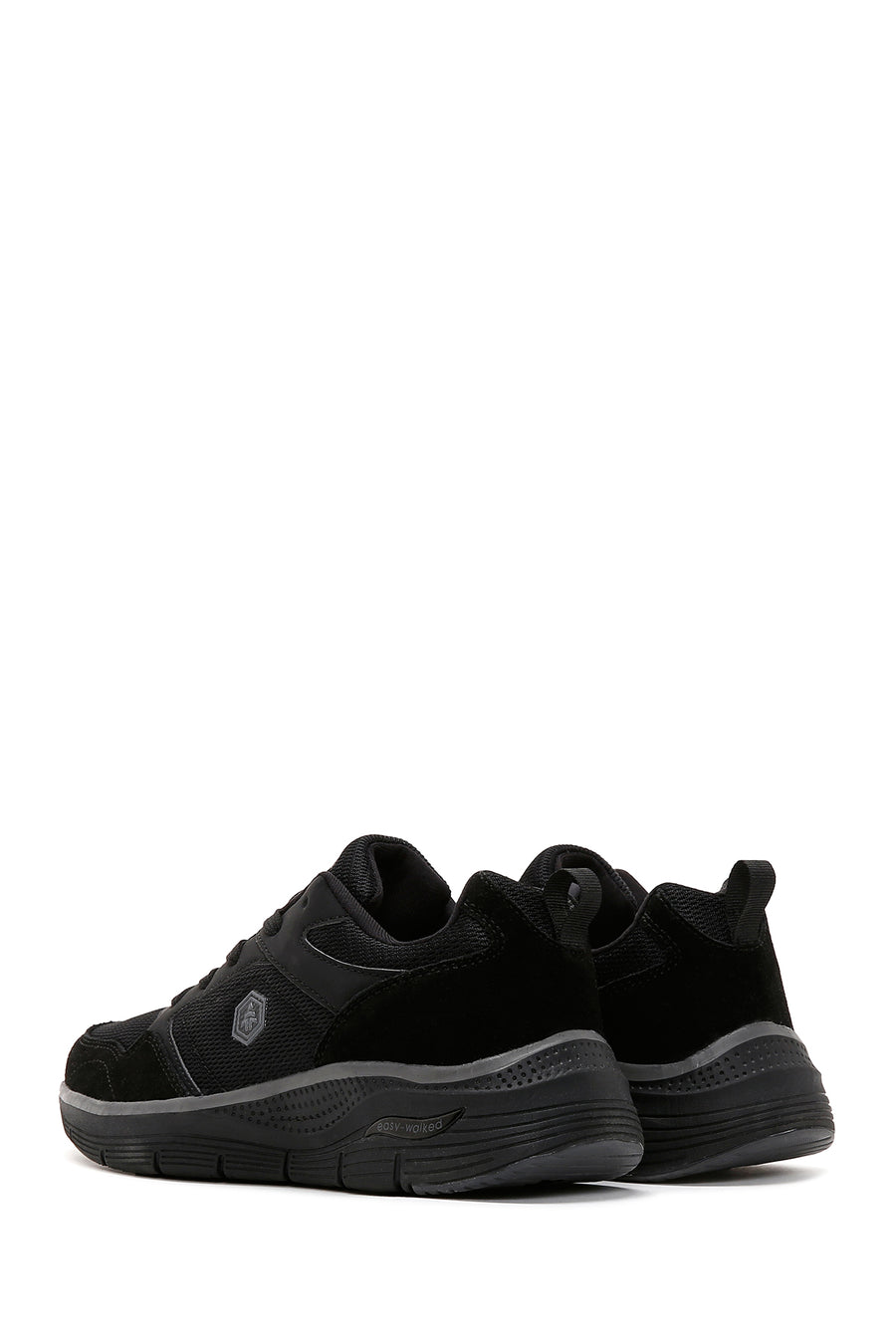 Hammer Jack Men's Black Thick Soled Sneaker