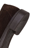 Derimod Black Erkek Kahverengi Süet Deri Loafer | Derimod