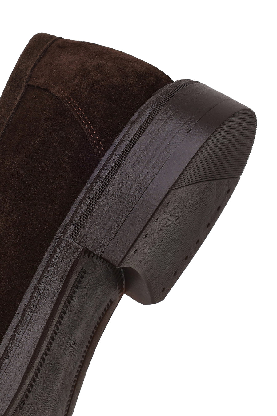 Derimod Black Erkek Kahverengi Süet Deri Loafer