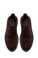 Male Brown Lace-up Suede Casual Shoes | Derimod