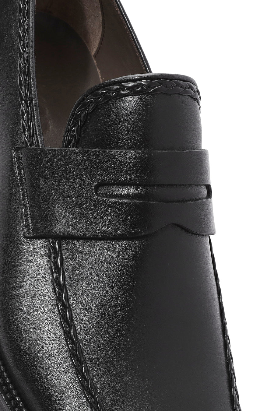 Men's Black Leather Classic Loafer