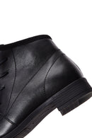 Women's Black Leather Casual Boots | Derimod