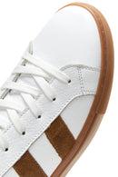 Erkek Beyaz Deri Sneaker | Derimod